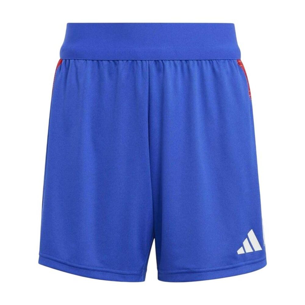 Adidas Womens/Ladies Tiro 24 Side Logo Football Shorts / Lucid Blue